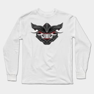 Black oni mask Long Sleeve T-Shirt